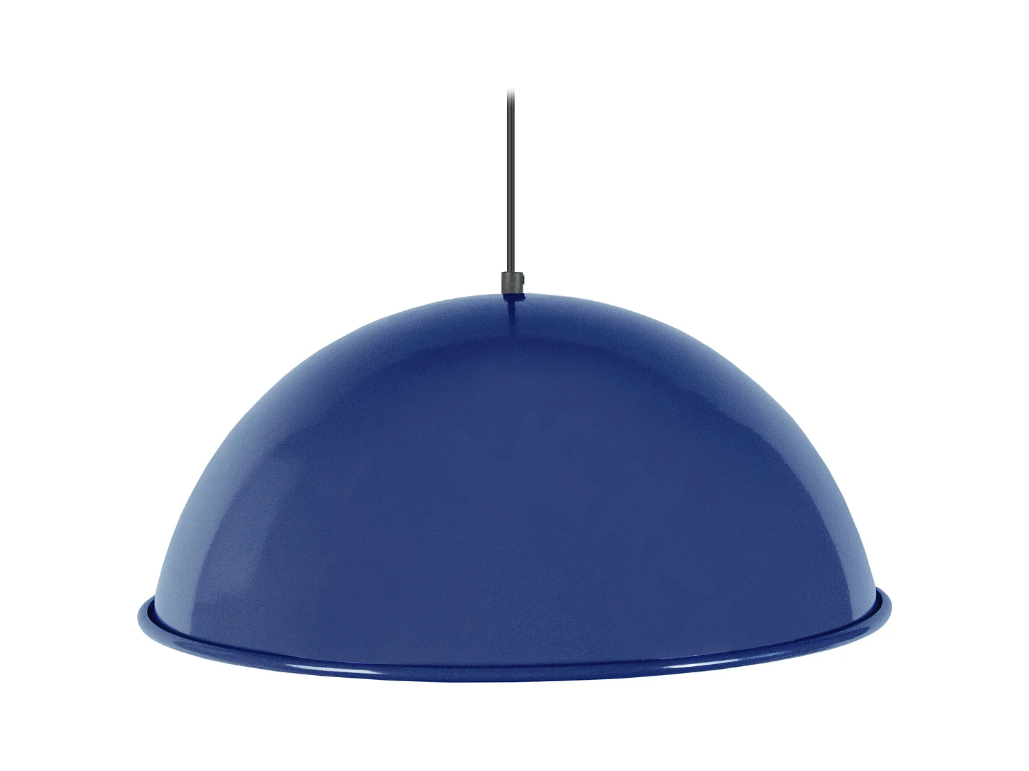 Suspensão TOSEL  GAMELLE ROULÉ metal cúpula cáqui D44 x  H80  cm