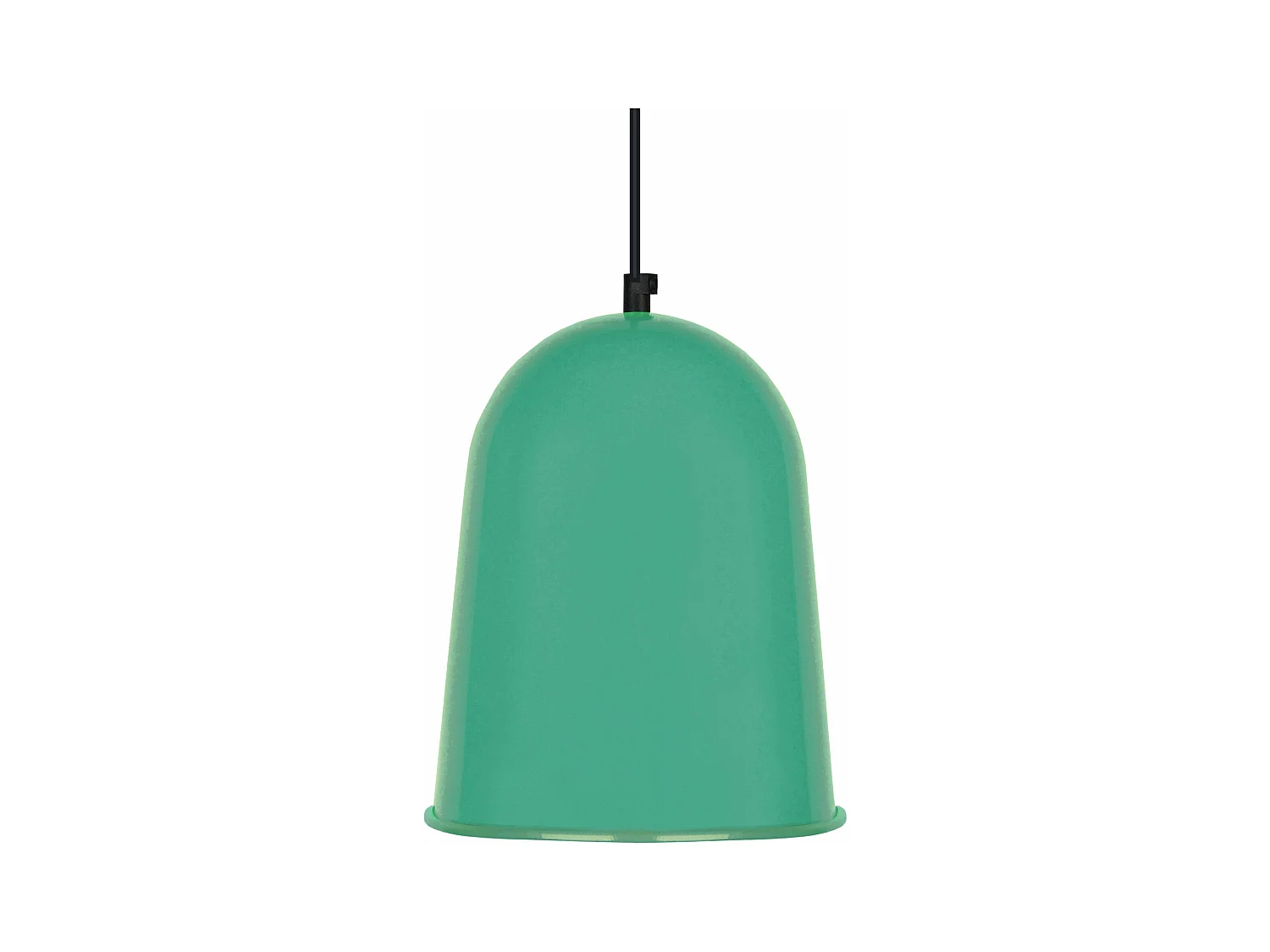 Suspension ogive métal tourquoise 84 cm.