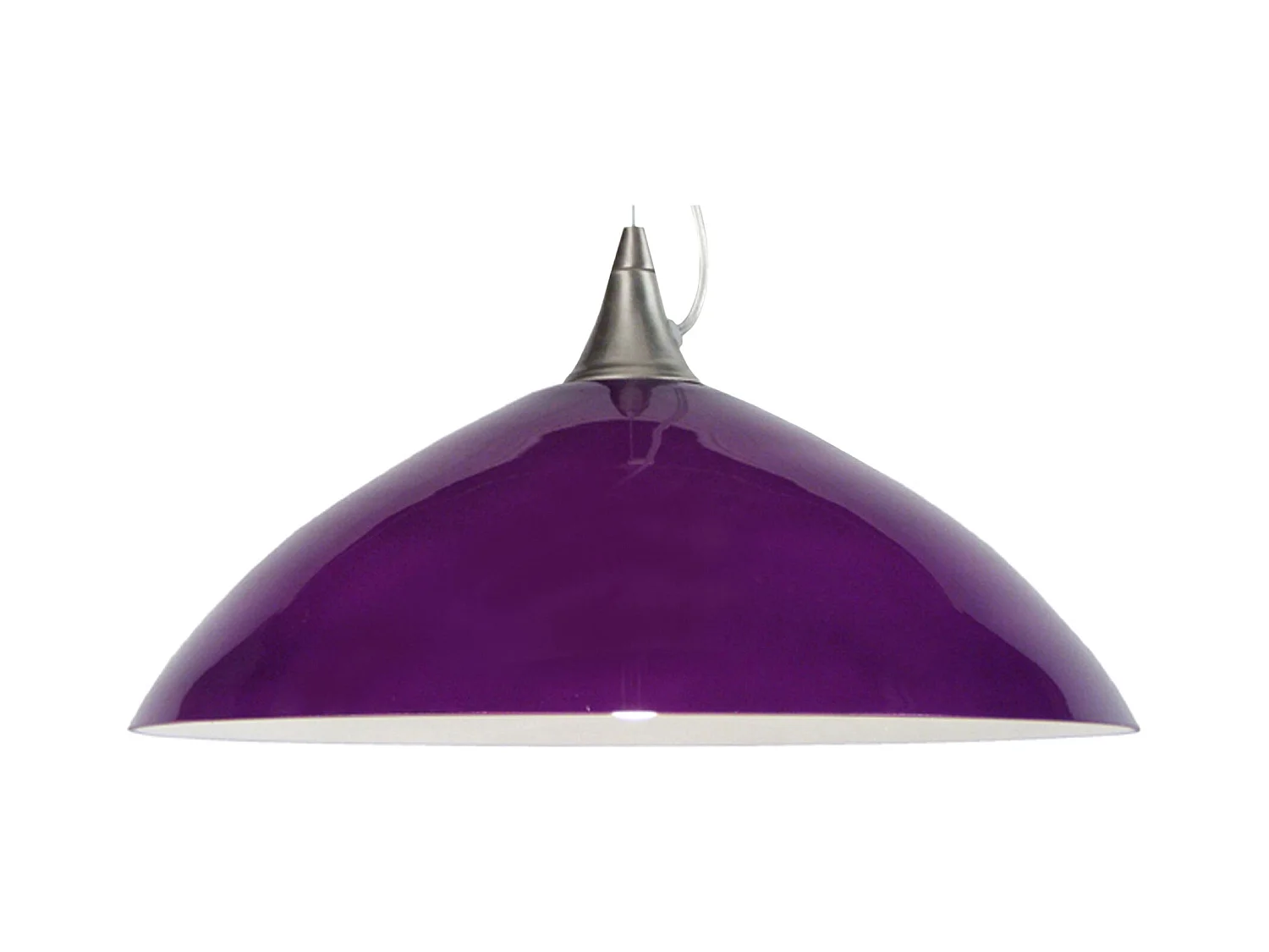 Suspensão TOSEL  DIVY cordão de algodão cônico Verde D60 x  H90  cm