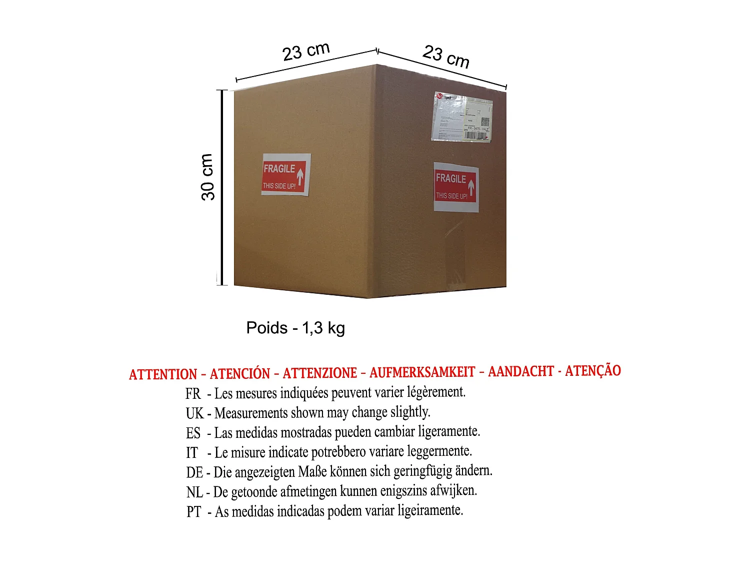 Suspensão TOSEL  BALLE metal cúpula castanho D19 x  H85  cm