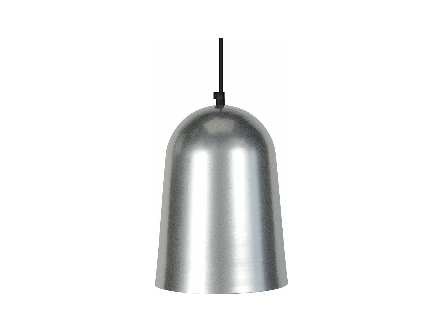 Suspensão TOSEL  BALLE metal cúpula cinza D19 x  H85  cm