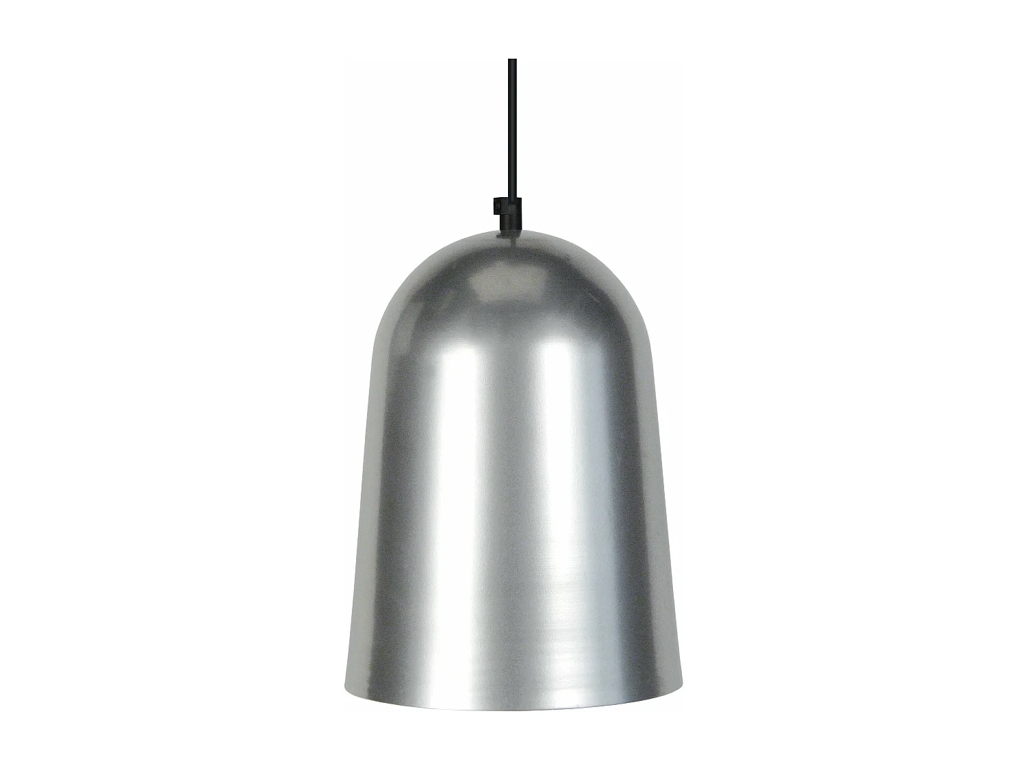 Suspensão TOSEL  BALLE metal cúpula cinza D19 x  H85  cm