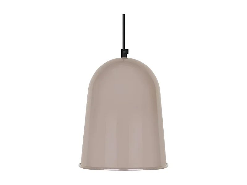 Suspensão TOSEL  BALLE ROULÉ metal cúpula taupe D21 x  H84  cm