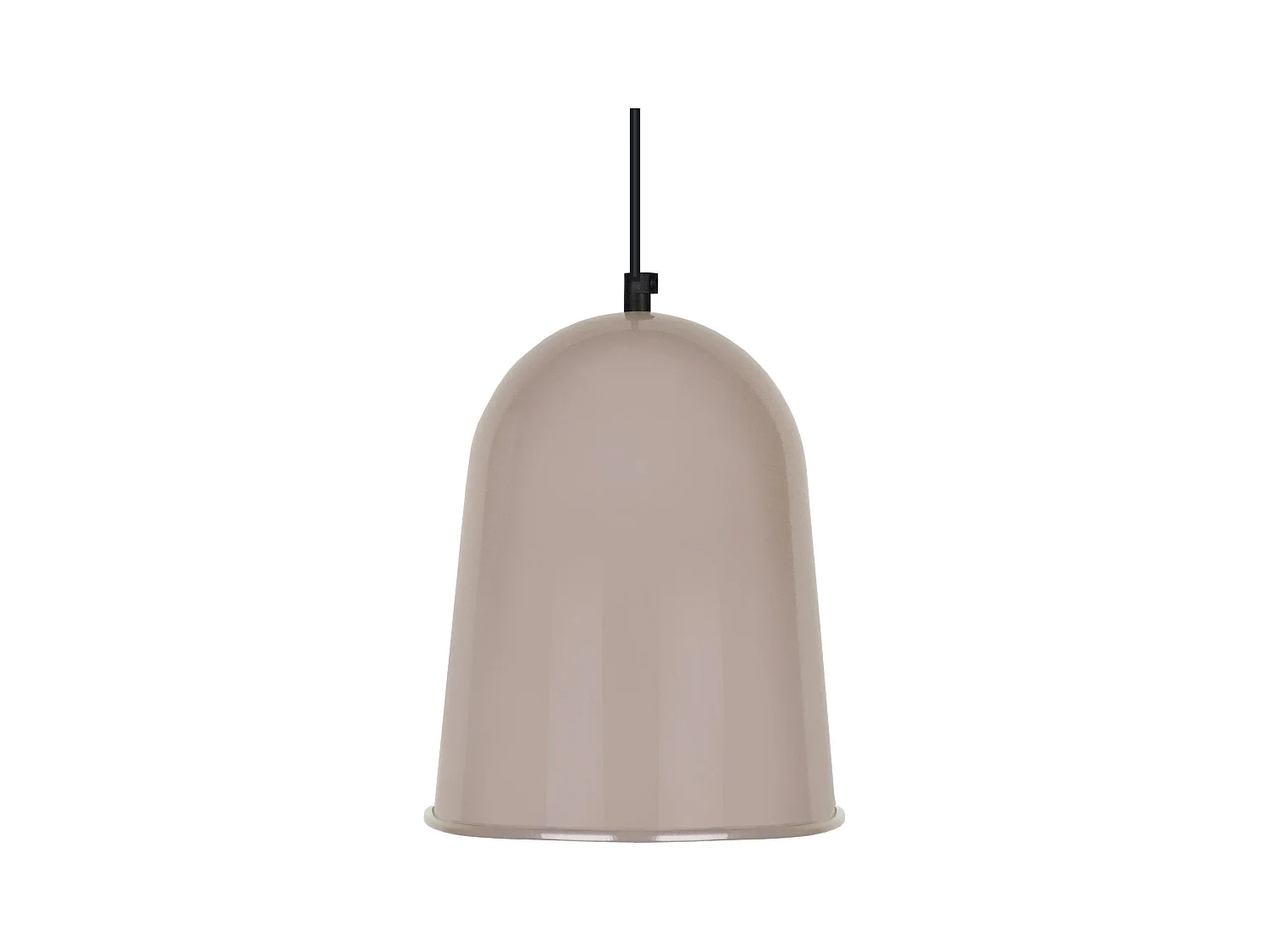 Suspensão TOSEL  BALLE ROULÉ metal cúpula taupe D21 x  H84  cm