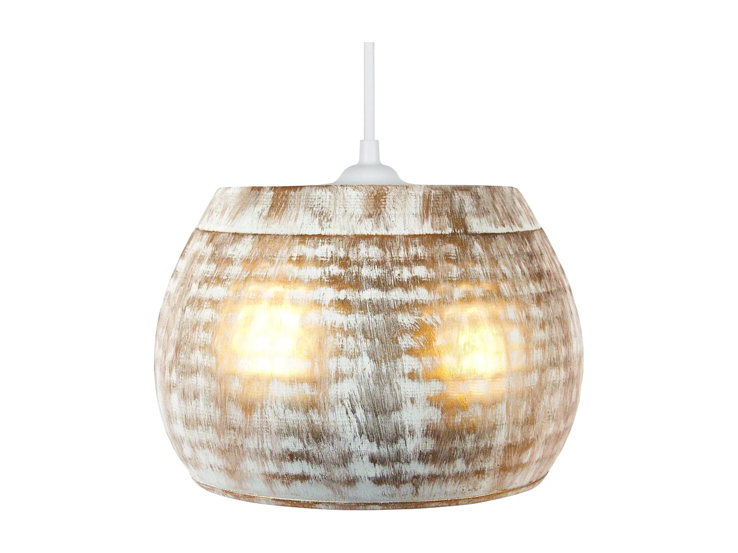 Suspension TOSEL ,métal,Blanc   ,H78xD29x P29cm