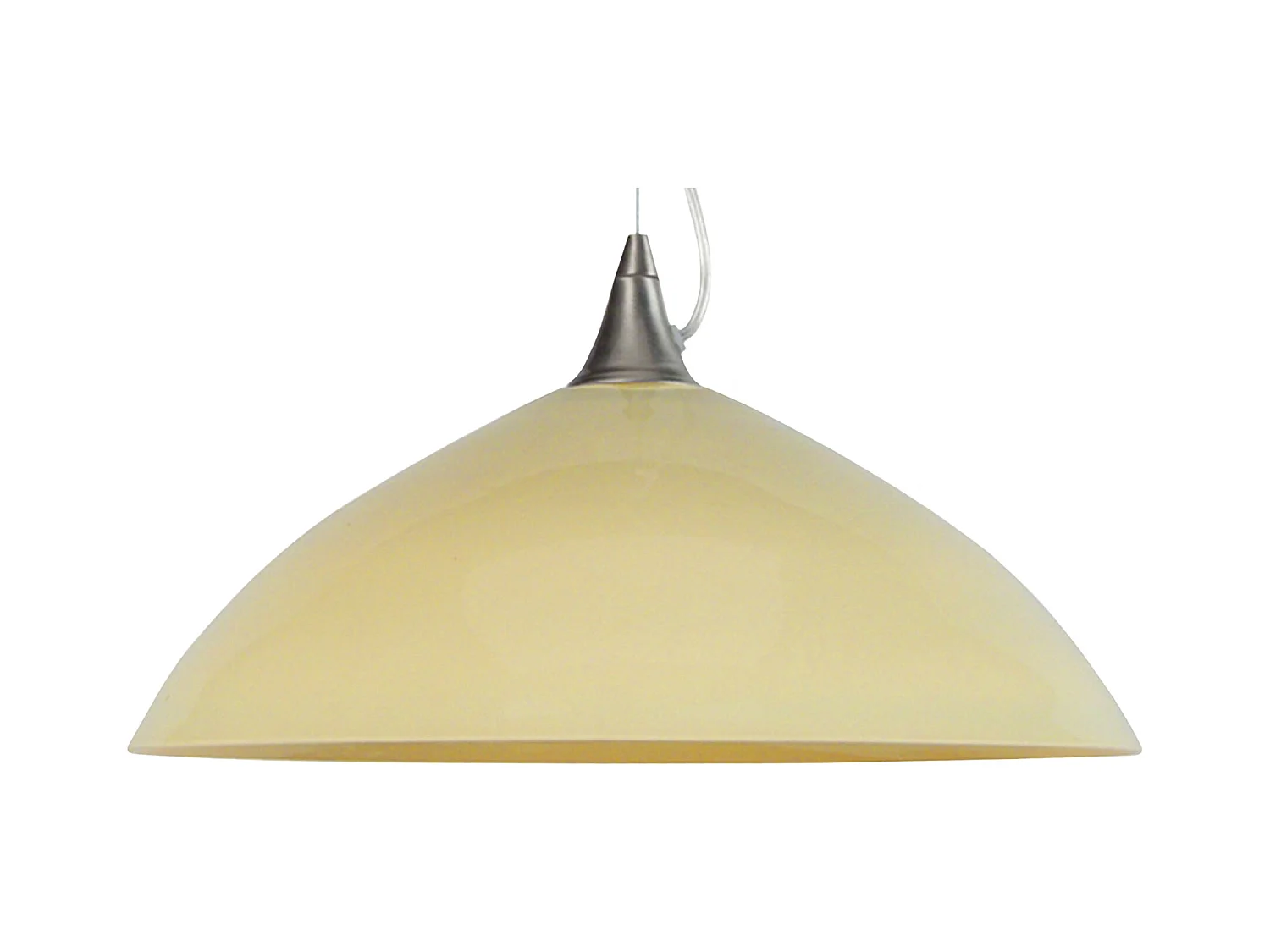 Suspensão TOSEL  DIVY cordão de algodão cônico azul D60 x  H90  cm