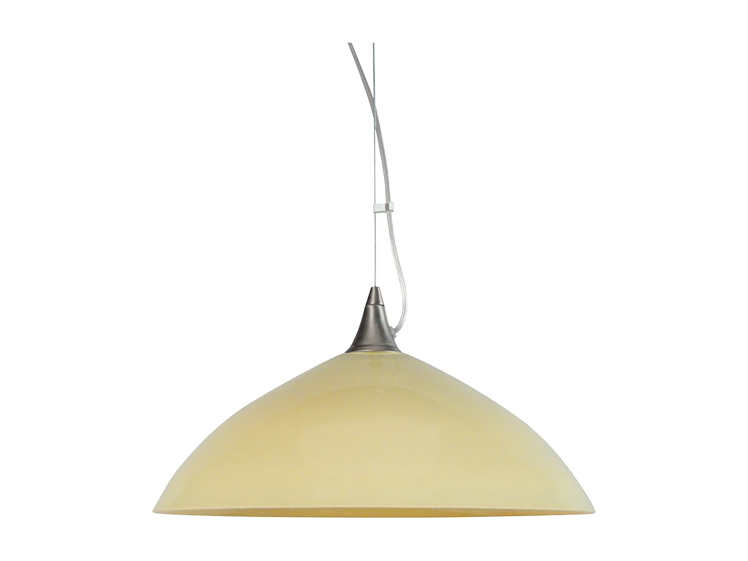 Suspension TOSEL ,verre,Beige,H77x D38xP38cm
