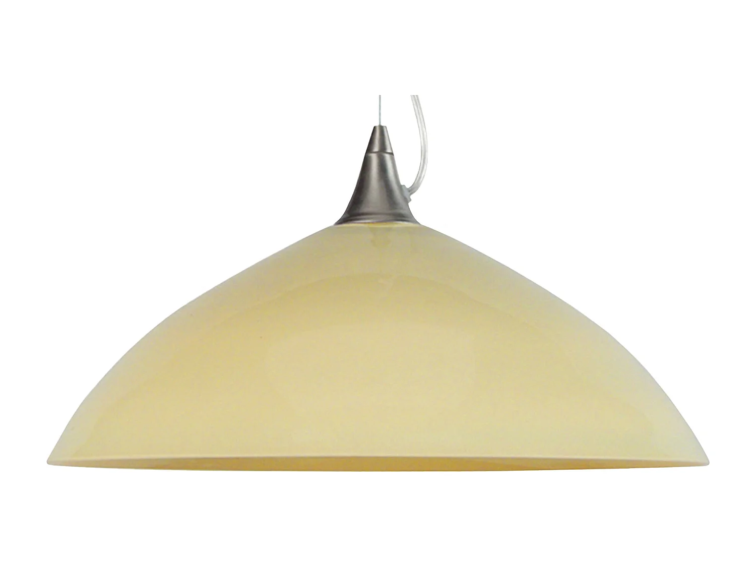 Suspension TOSEL ,verre,Beige,H77x D38xP38cm