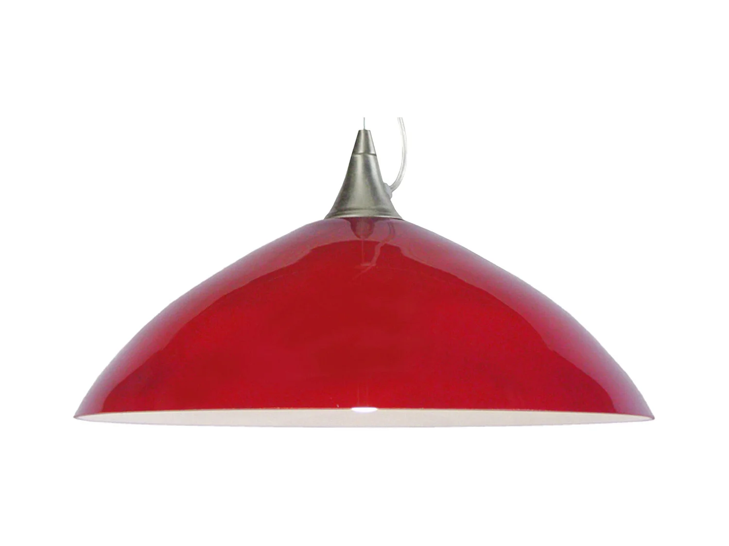 Suspensão TOSEL  DIVY cordão de algodão cônico preto D60 x  H90  cm