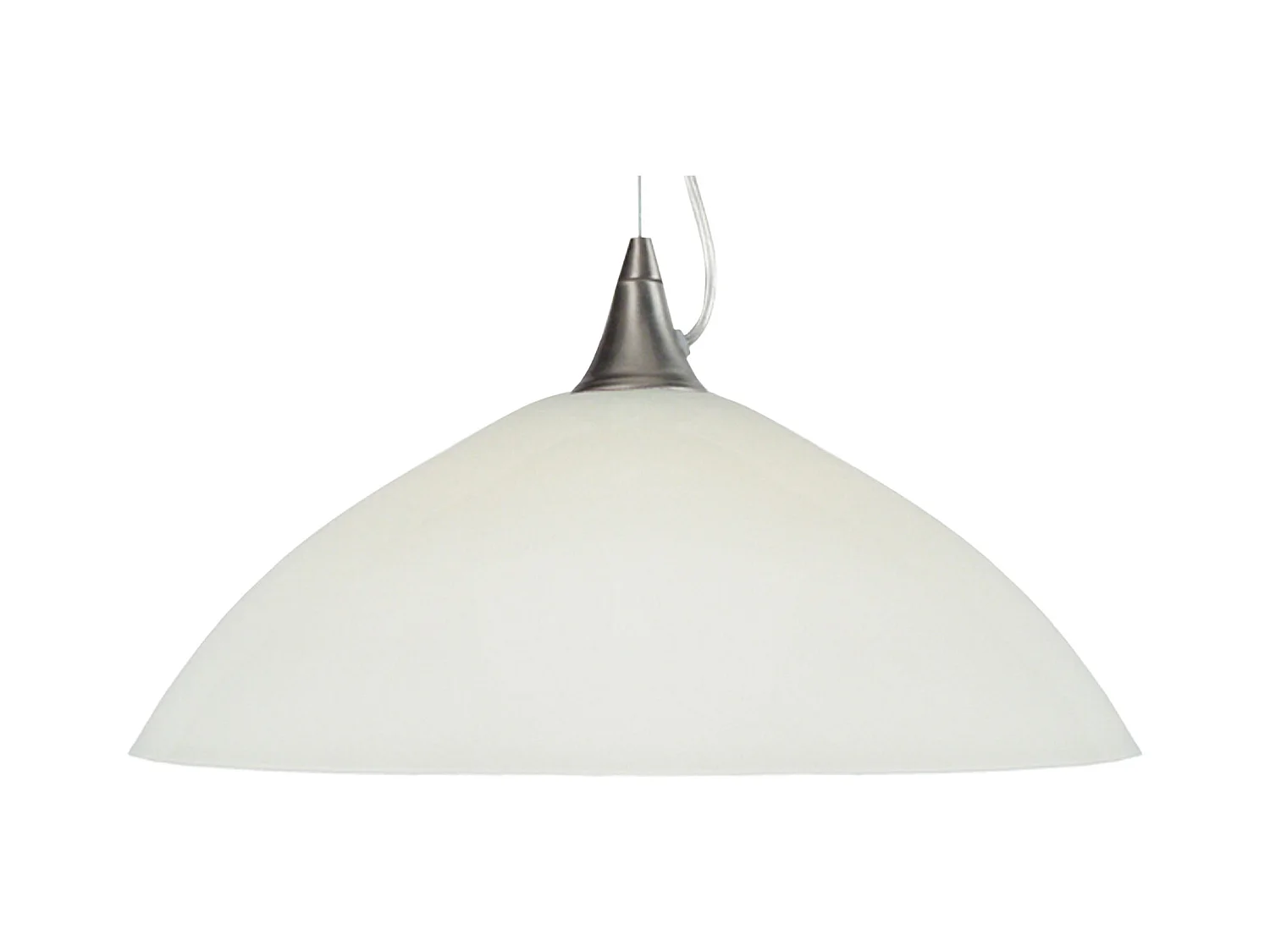 Suspensão TOSEL  DIVY cordão de algodão cônico amarelo D60 x  H90  cm