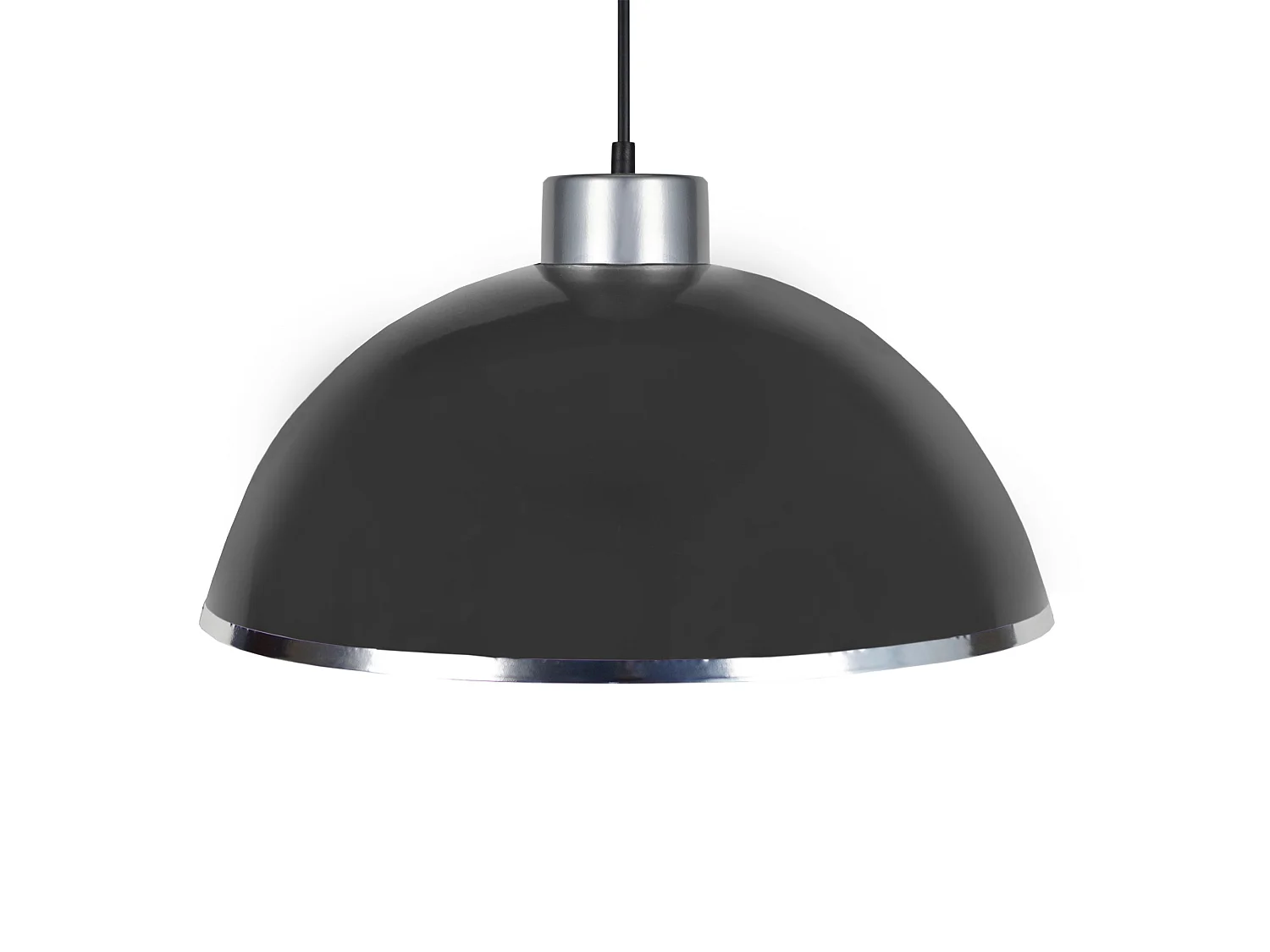 Suspensão TOSEL  GAMELLE C metal cúpula amarelo D44 x  H80  cm