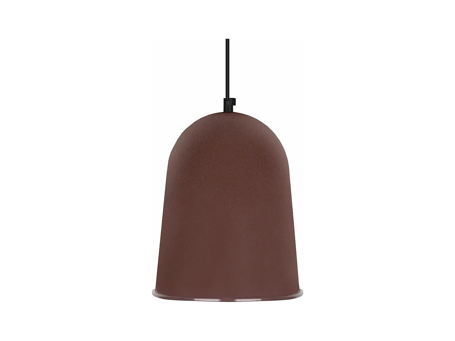 Suspensão TOSEL  BALLE ROULÉ metal cúpula castanho D21 x  H84  cm