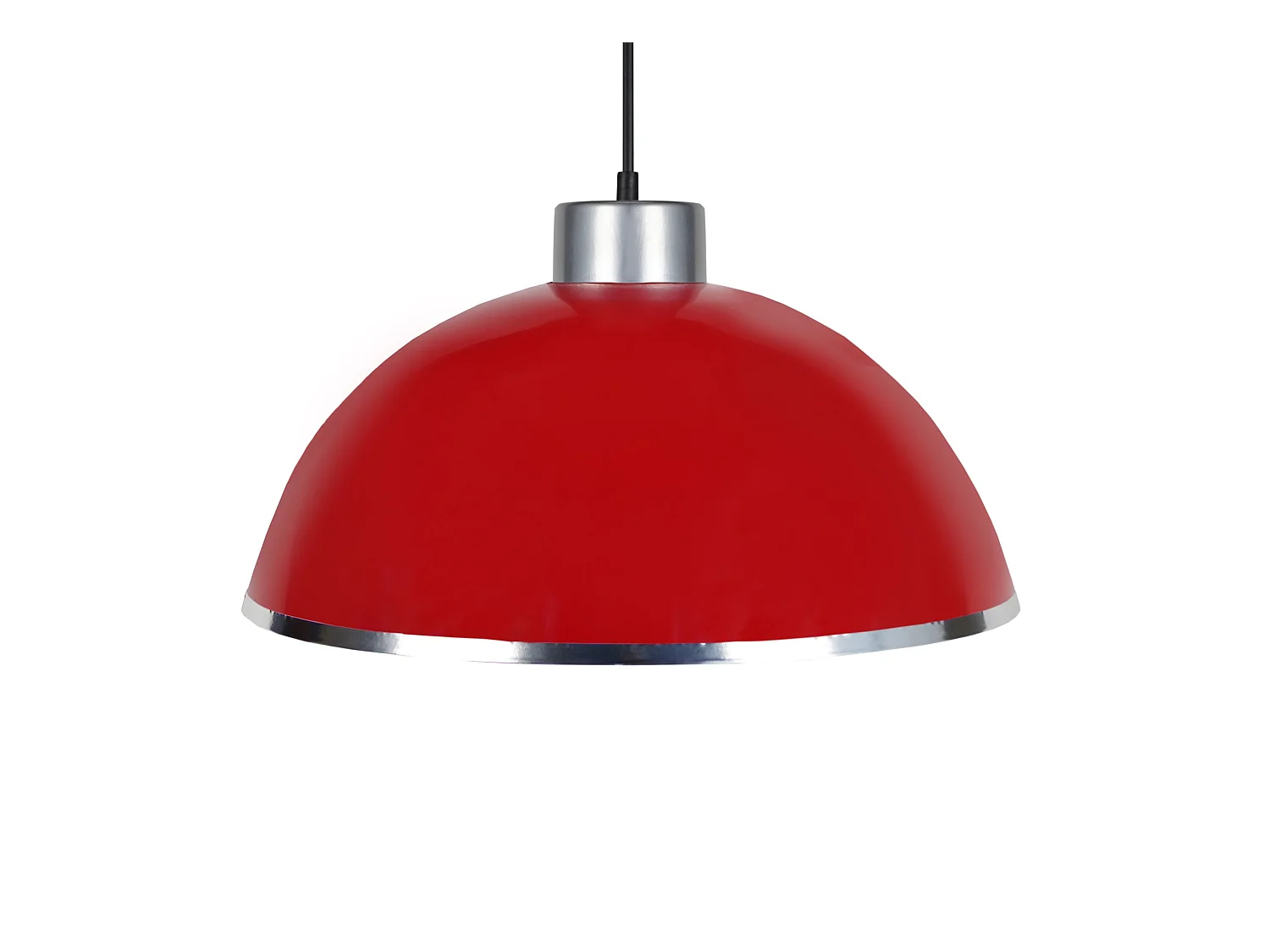 GAMELLE C - Suspension dôme métal rouge