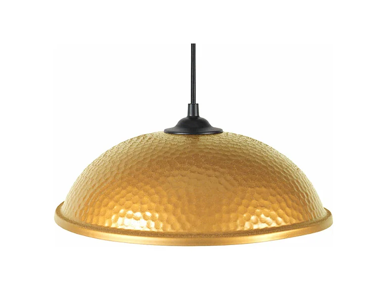 Suspensão TOSEL  KÂNPUR cordão de algodão globo âmbar D32 x  H90  cm