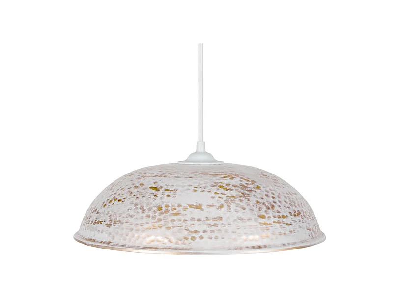 Suspensão TOSEL  KÂNPUR cordão de algodão globo branco D32 x  H90  cm