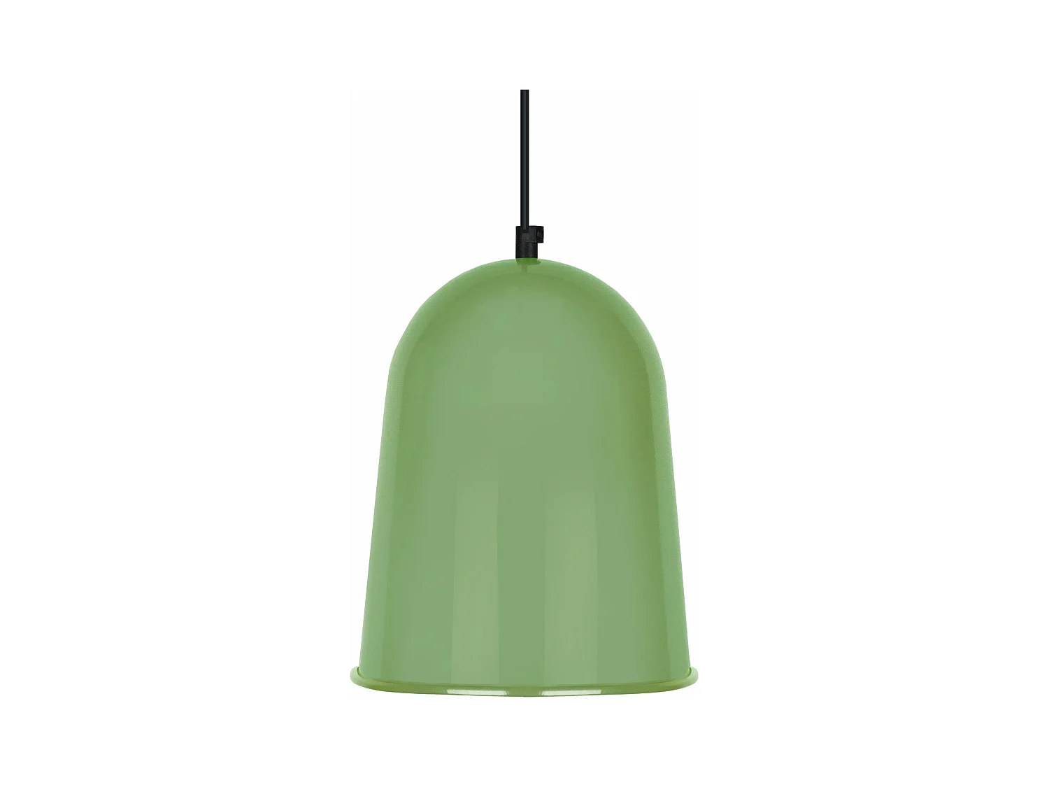 Suspension ogive métal  vert 84 cm.