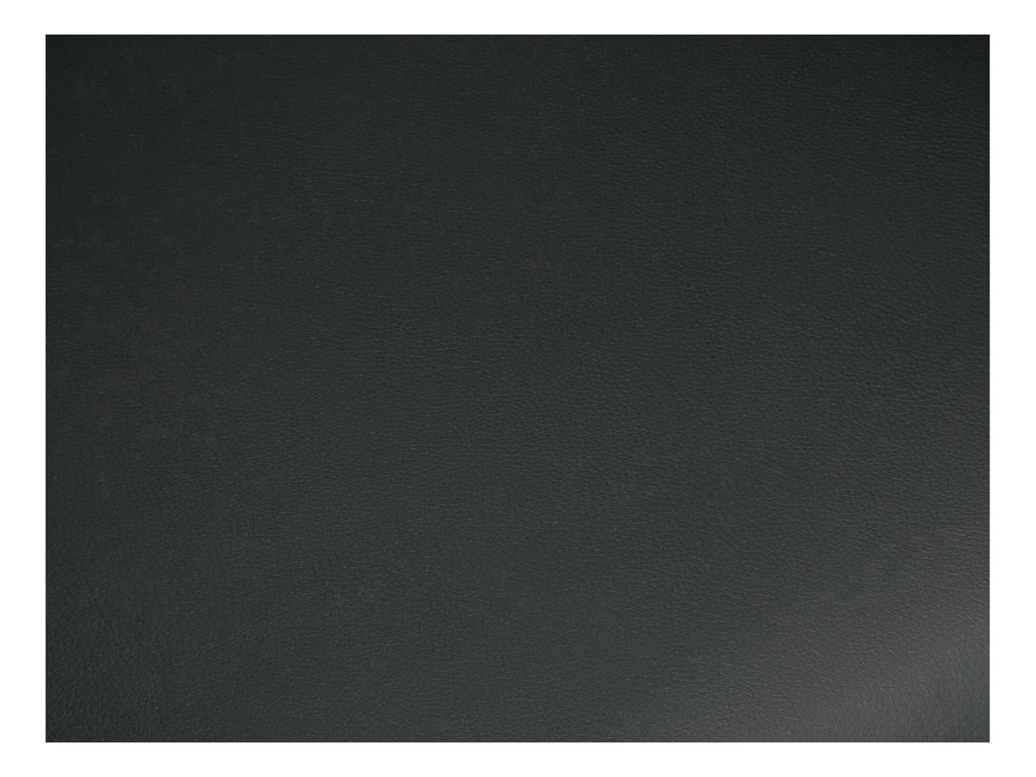 Poltrona e pufe em pele sintética preto - JOVANA