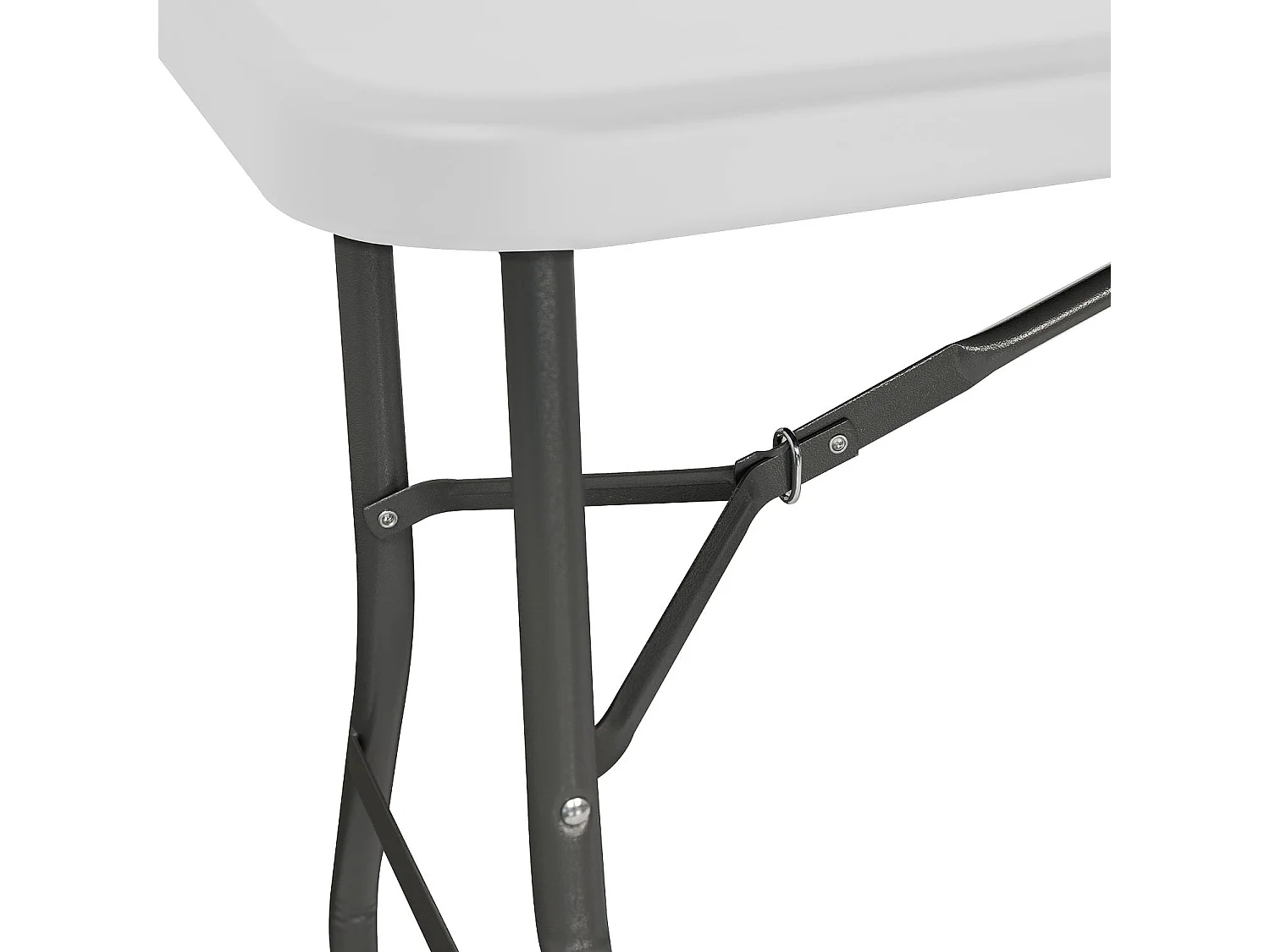 Mesa Plegable 240cm Rectangular Blanca Catering O91