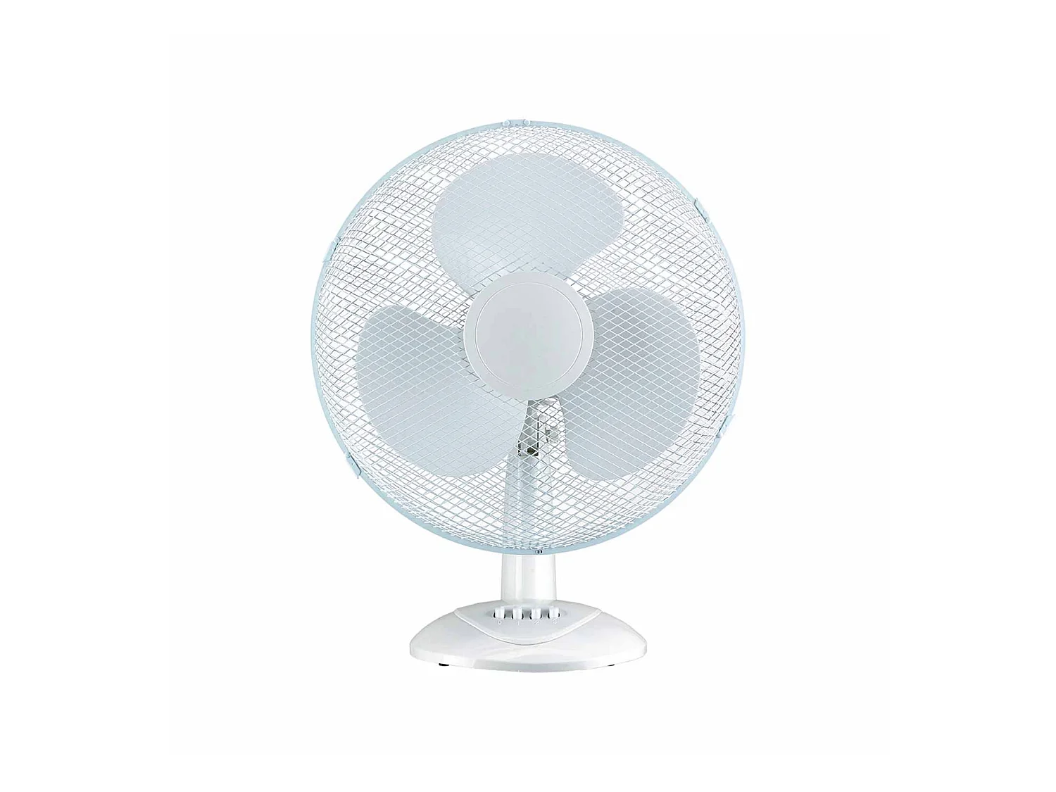 Ventilateur de table Ø40cm 40W 3 Vitesses Confort Blanc O91