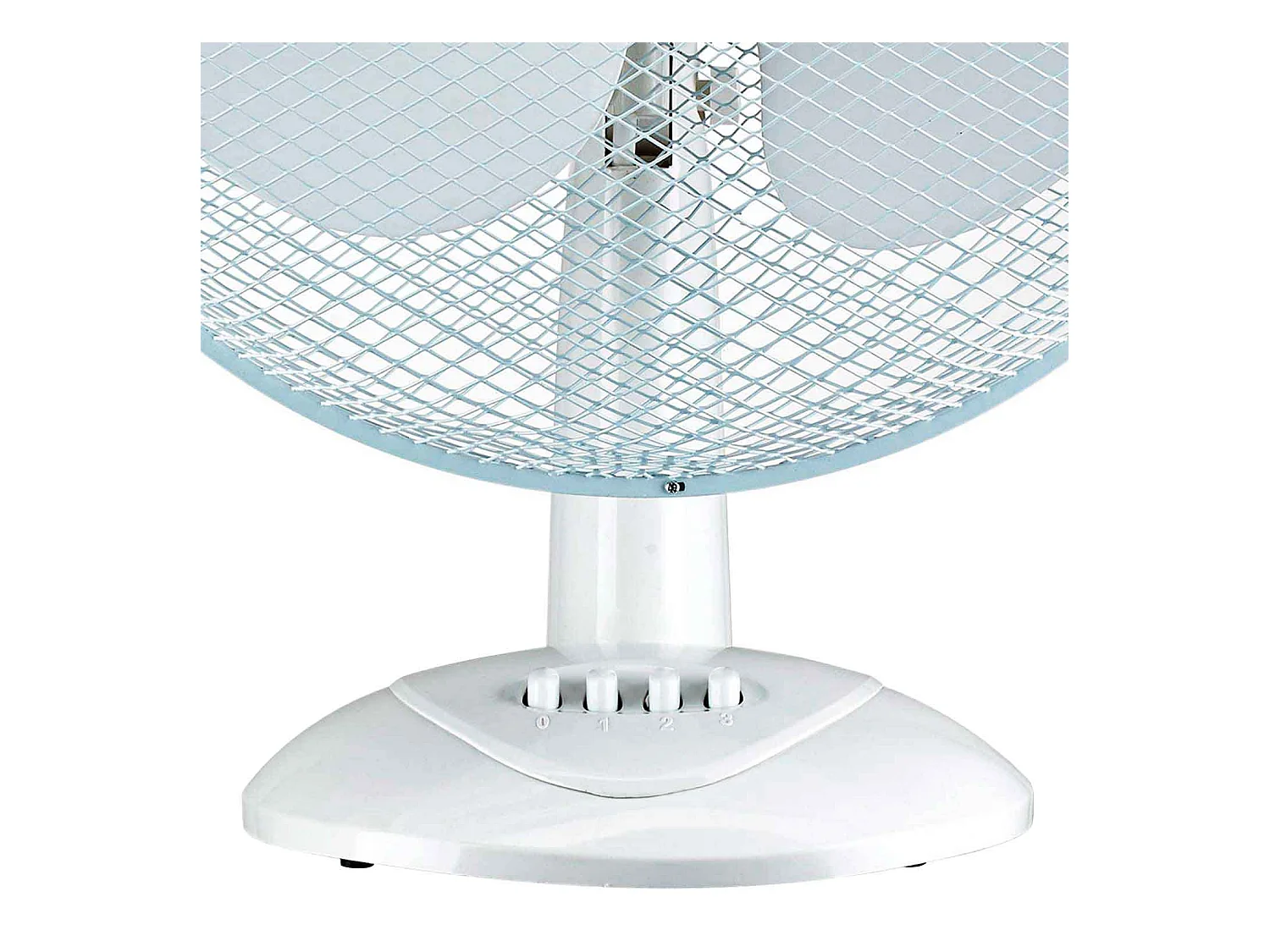 Ventilateur de table Ø40cm 40W 3 Vitesses Confort Blanc O91