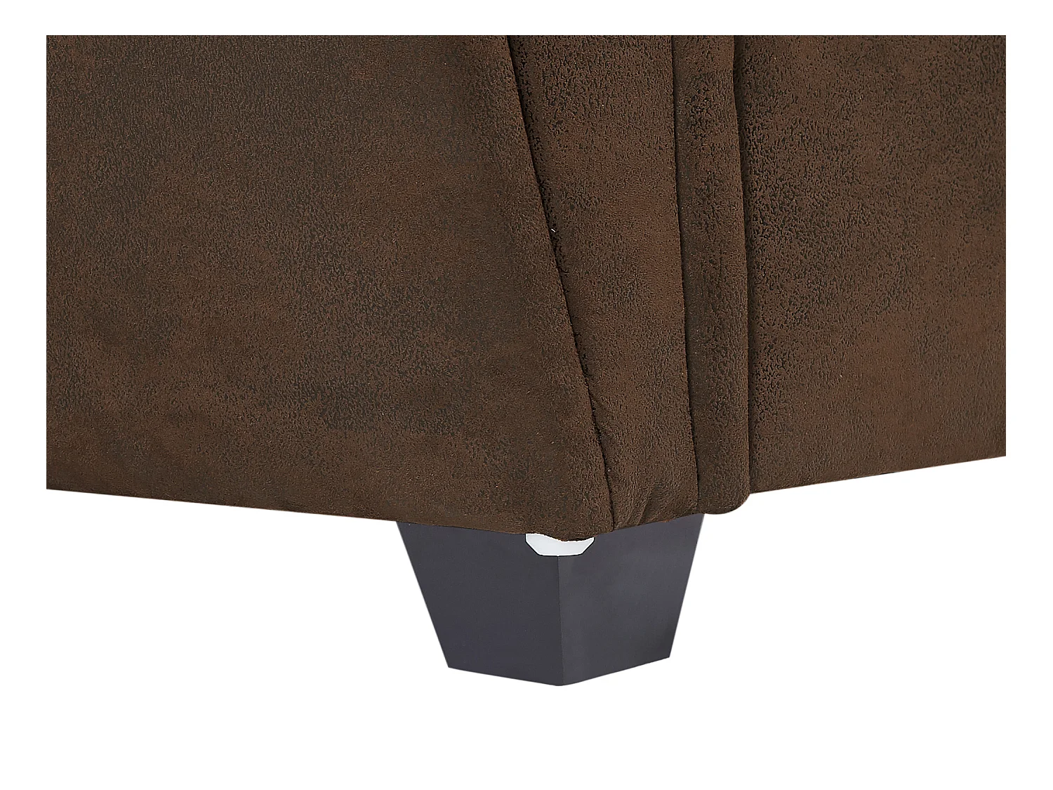 Fauteuil en microfibre aspect cuir vieilli club VICTORY III