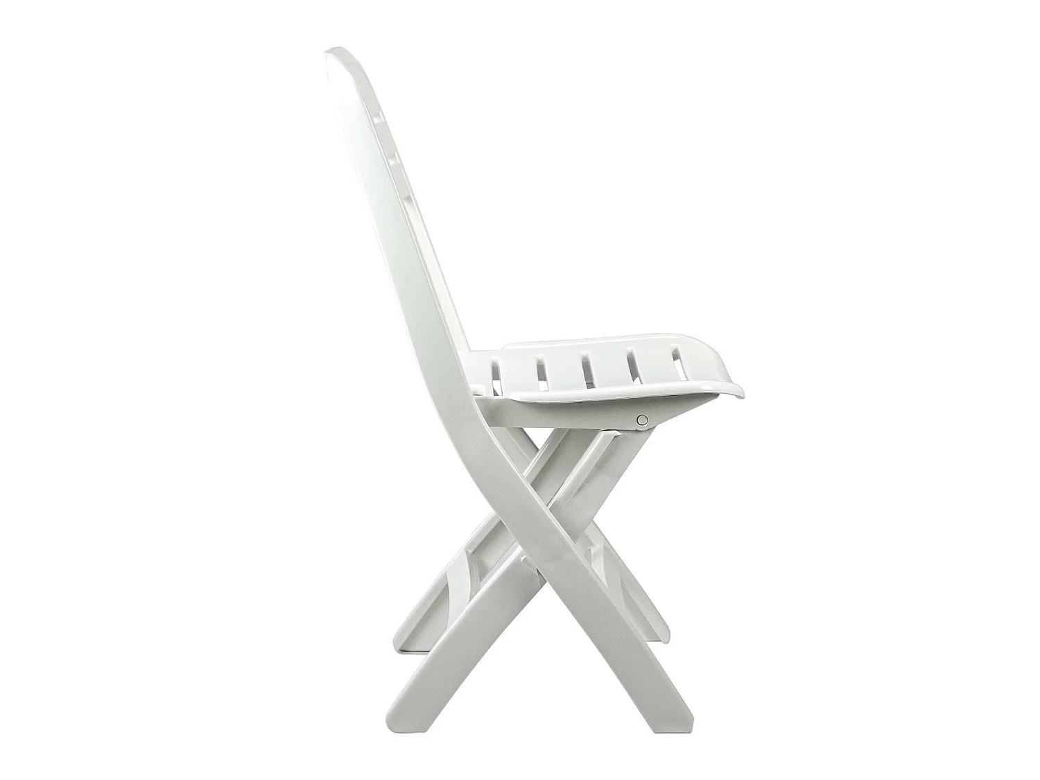 Pack 4 Chaises pliantes Bliss blanches 52x40x82cm O91