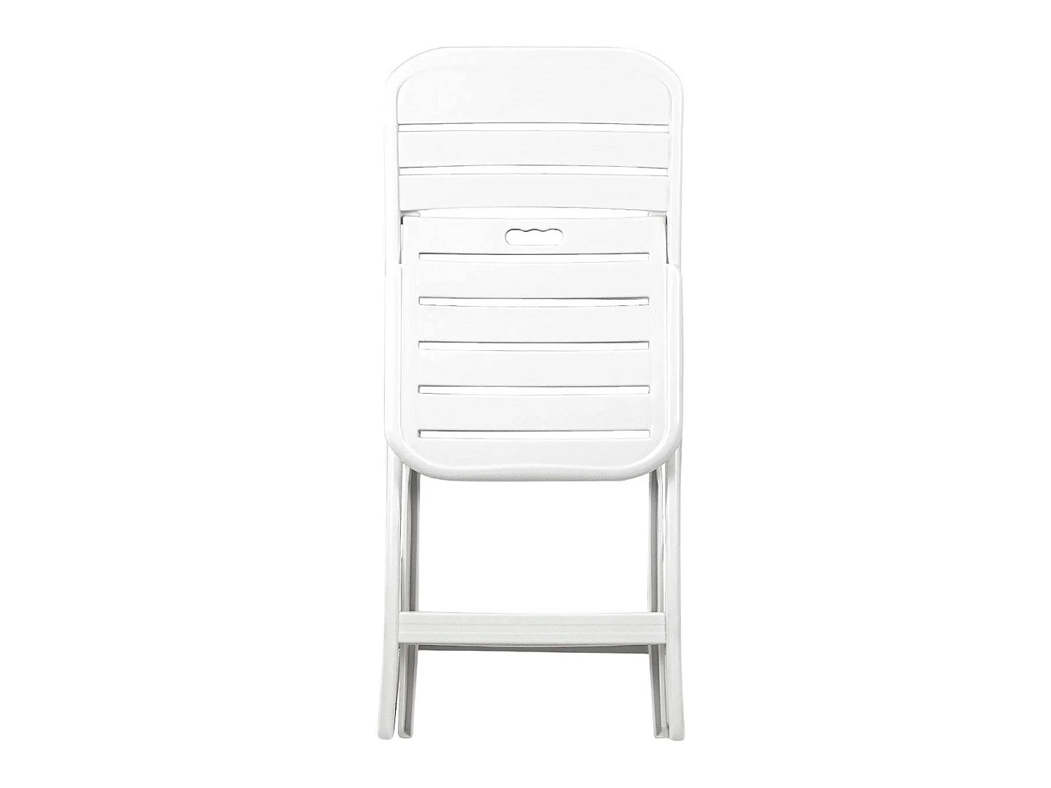 Pack 4 Chaises pliantes Bliss blanches 52x40x82cm O91