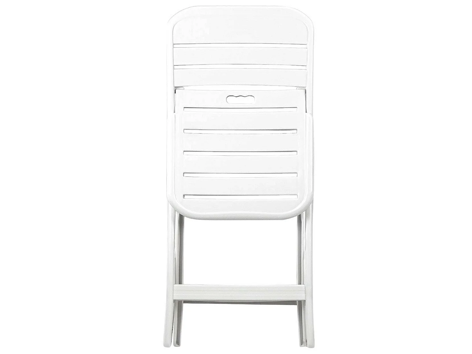 Pack 4 Chaises pliantes Bliss blanches 52x40x82cm O91
