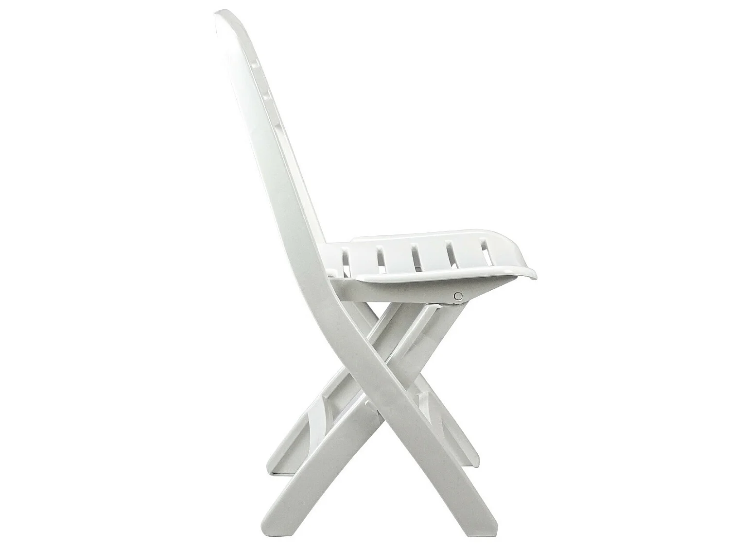 Pack 2 Chaises pliantes Bliss blanches 52x40x82cm O91