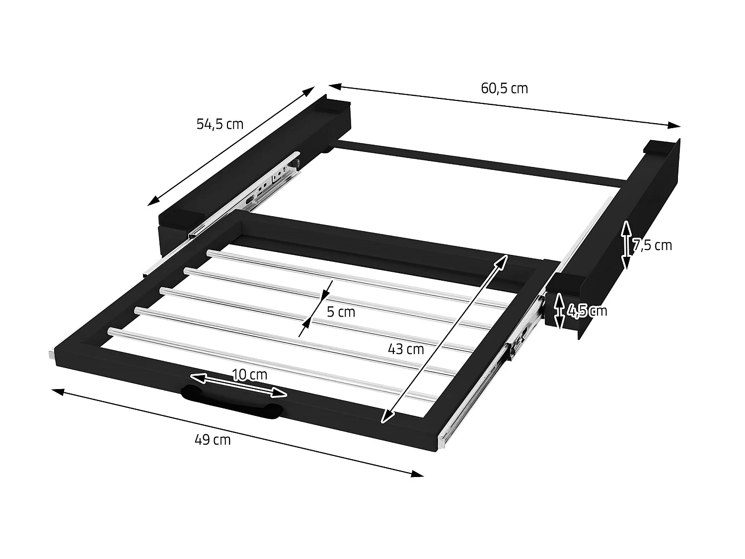Lavatrice universale a telaio intermedio con portasciugamani ML-Design