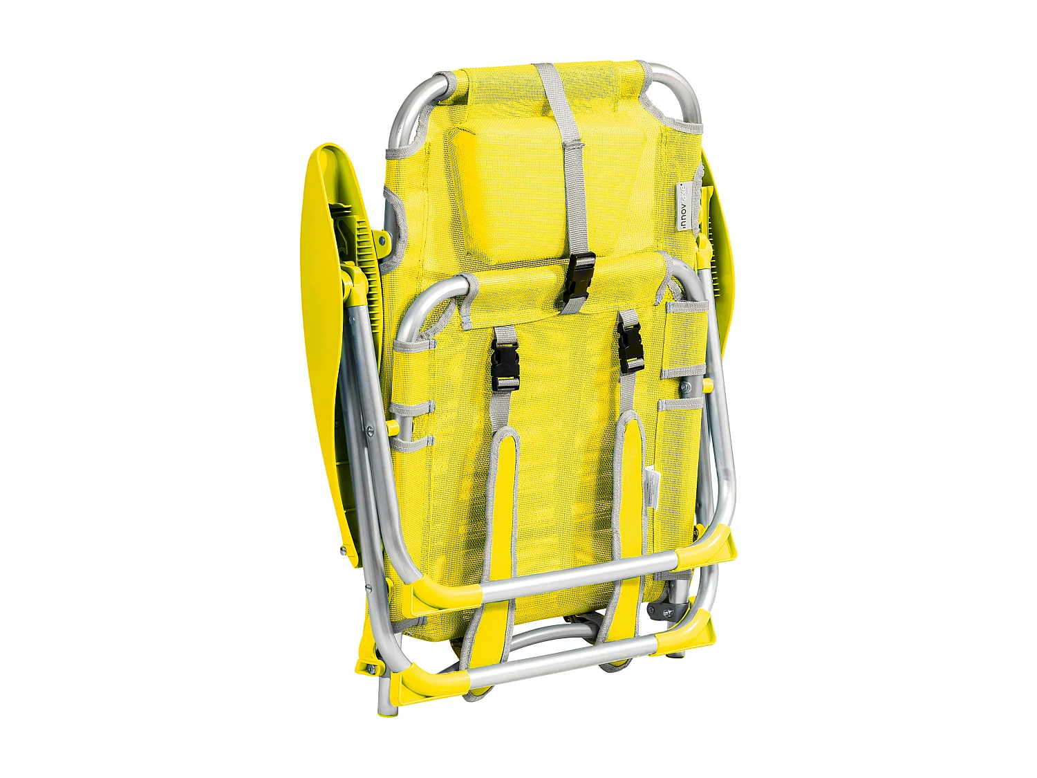 Fauteuil clic clac des plages polyester jaune clair