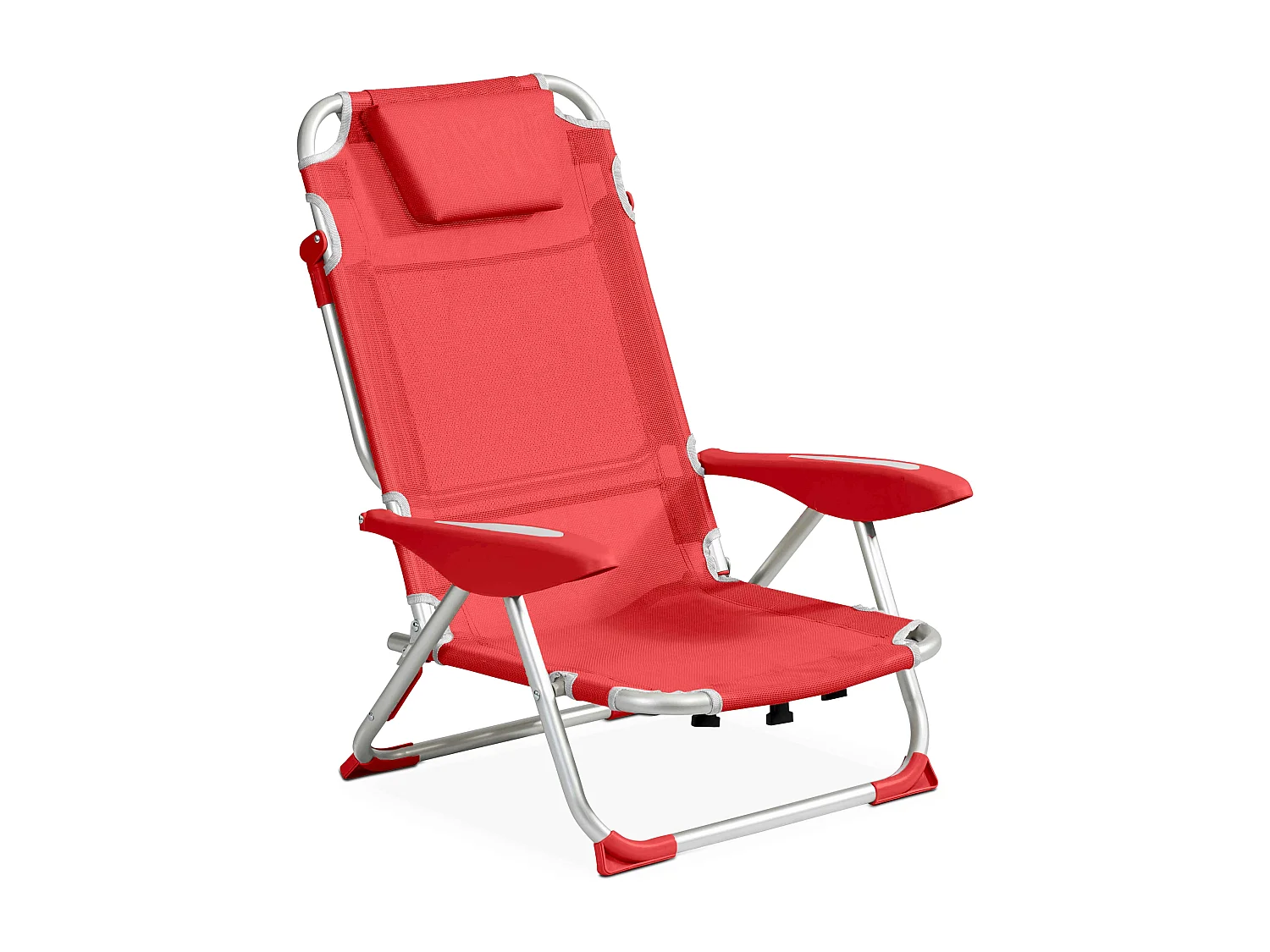 Fauteuil clic clac des plages polyester fuschia