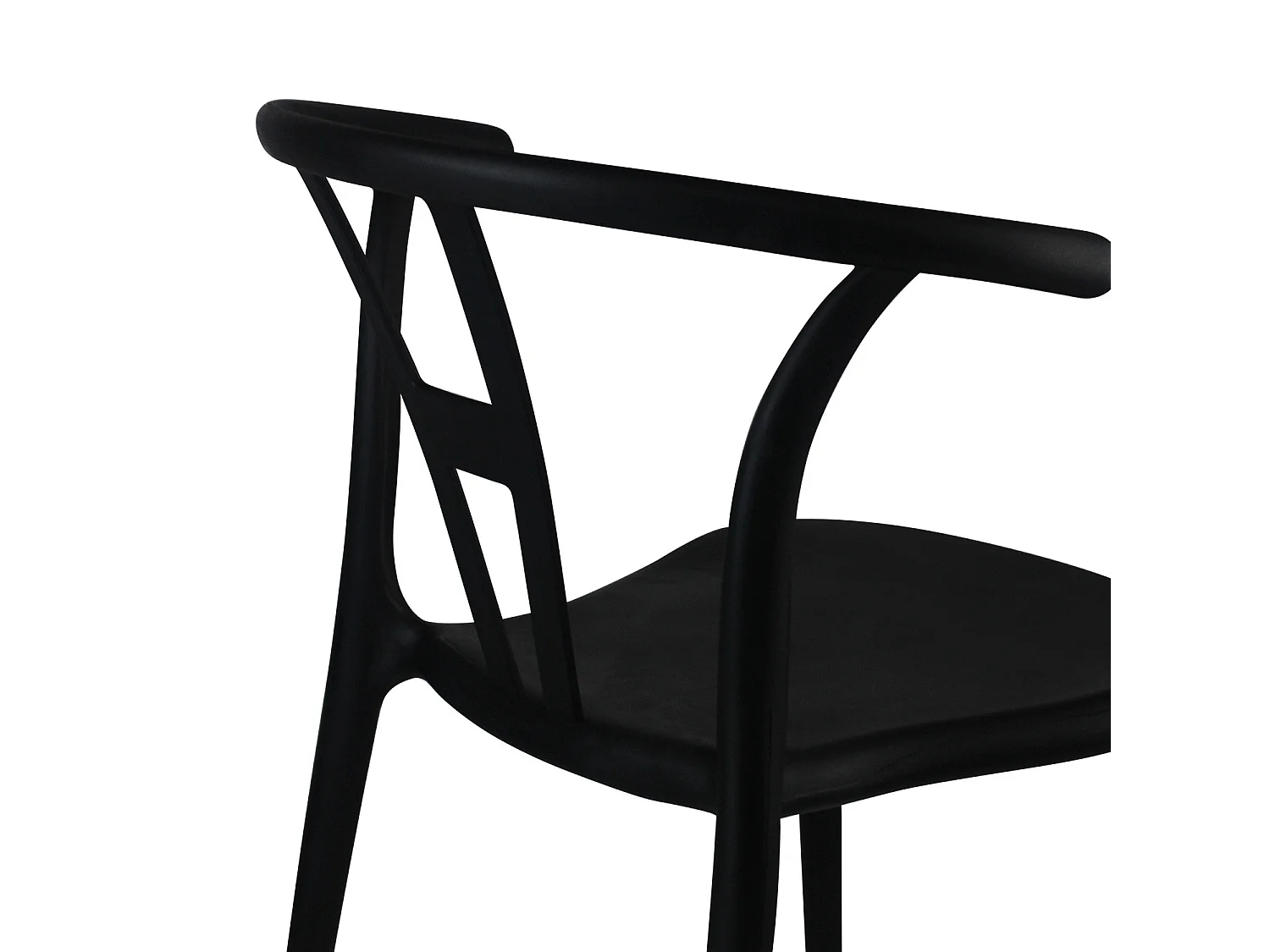 Chaise d'extérieur empilable Scarlett 75x52x49,5cm Thinia Home