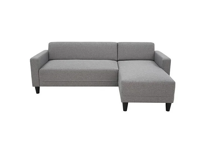 Canapé d'angle fixe 4 places  Réversible - Tissu souris - BOB