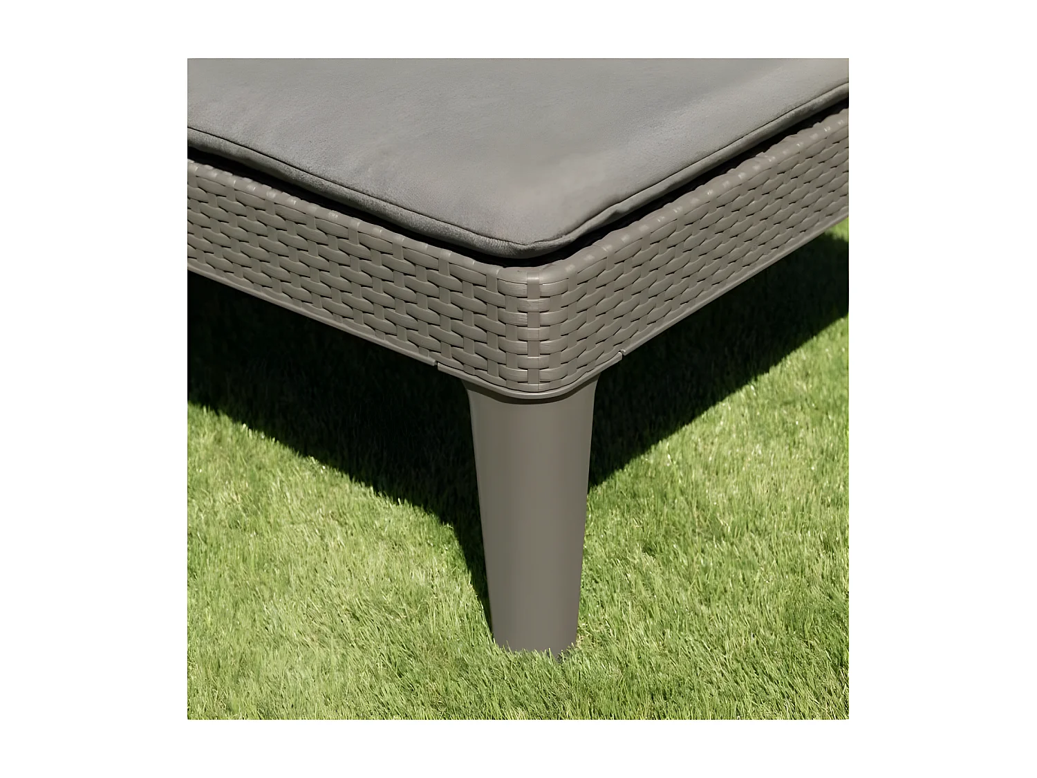 Bain de soleil - En Imitation rotin Résine Tressée - Allibert by KETER