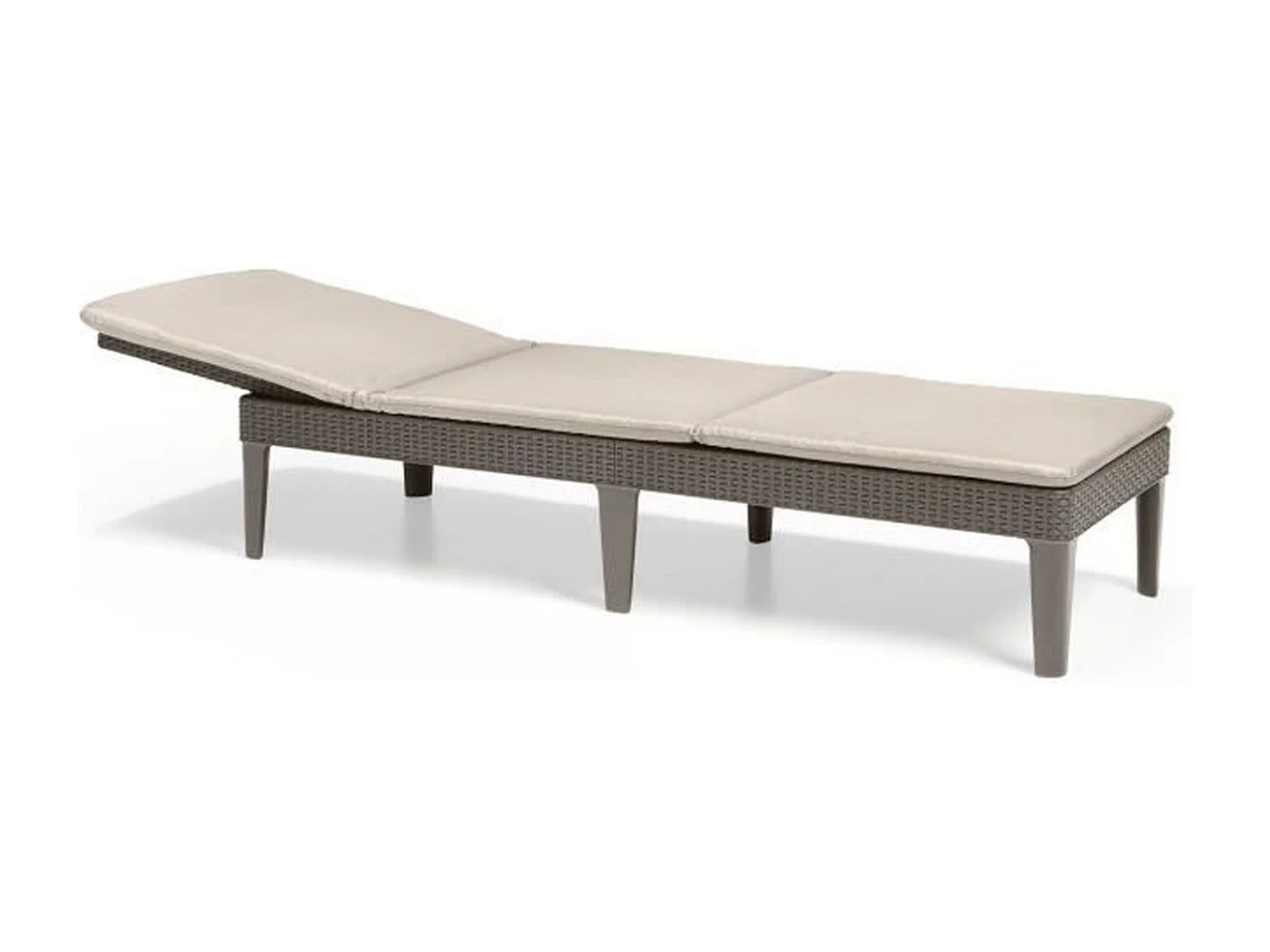 Bain de soleil - Jaipur Résine imitation Cappuccino - Allibert by KETER