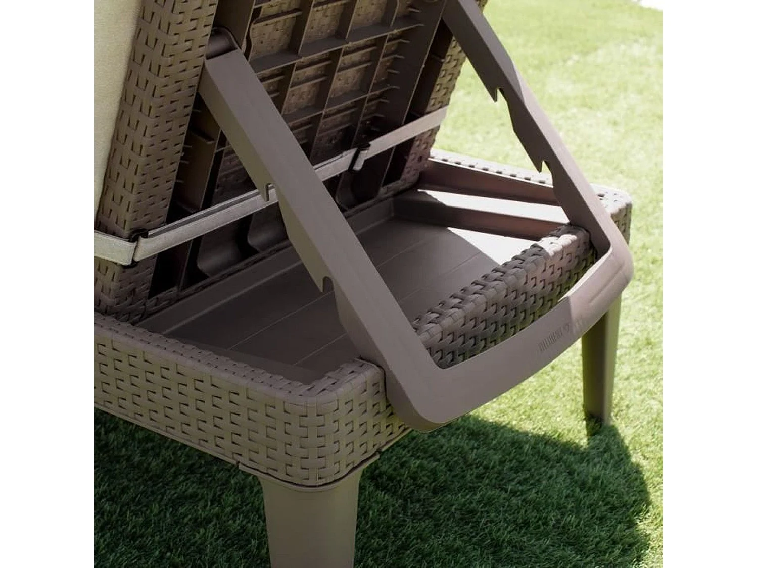 Bain de soleil - Jaipur Résine imitation Cappuccino - Allibert by KETER