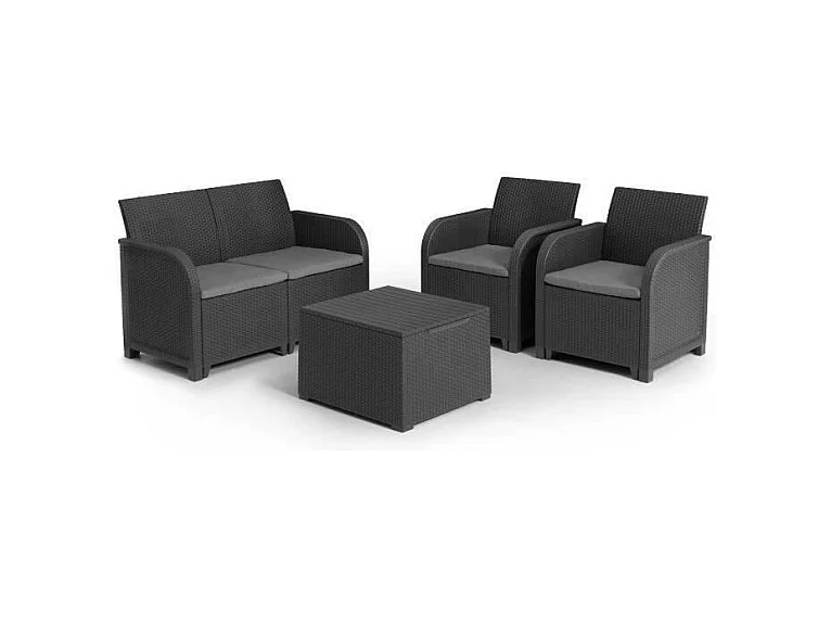 Salon de jardin  - en résine - Allibert by KETER