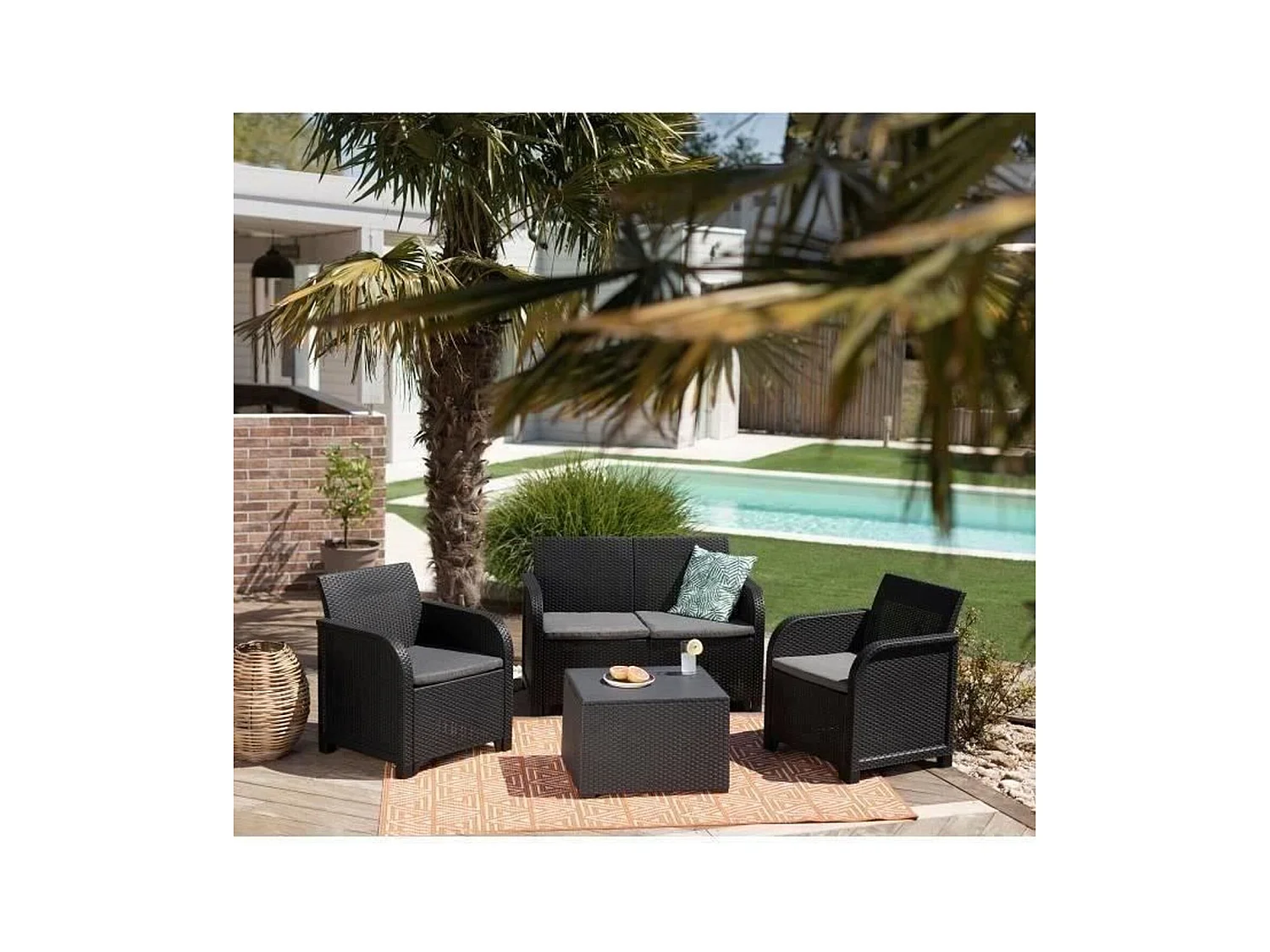 Salon de jardin  - en résine - Allibert by KETER