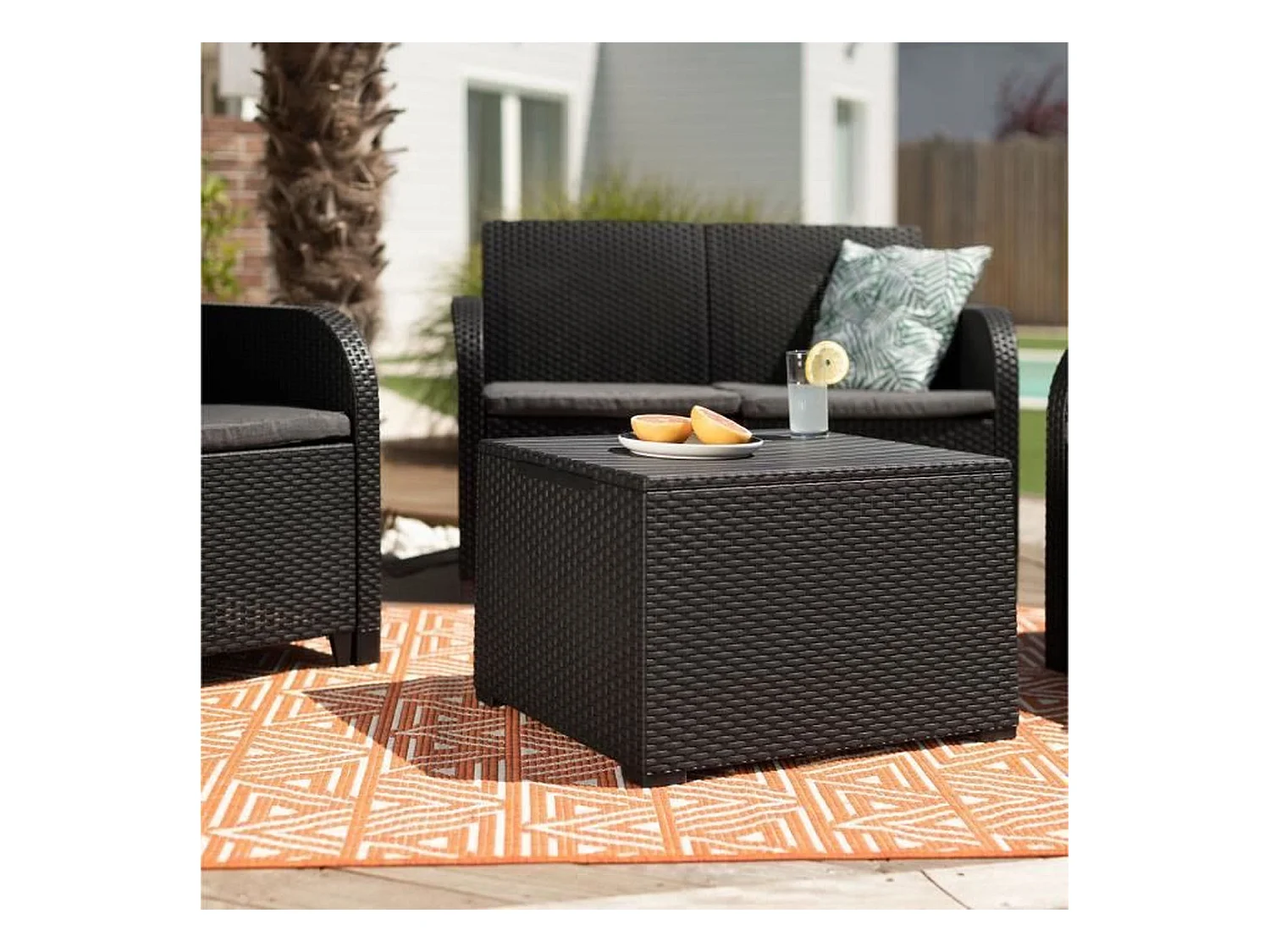 Salon de jardin  - en résine - Allibert by KETER