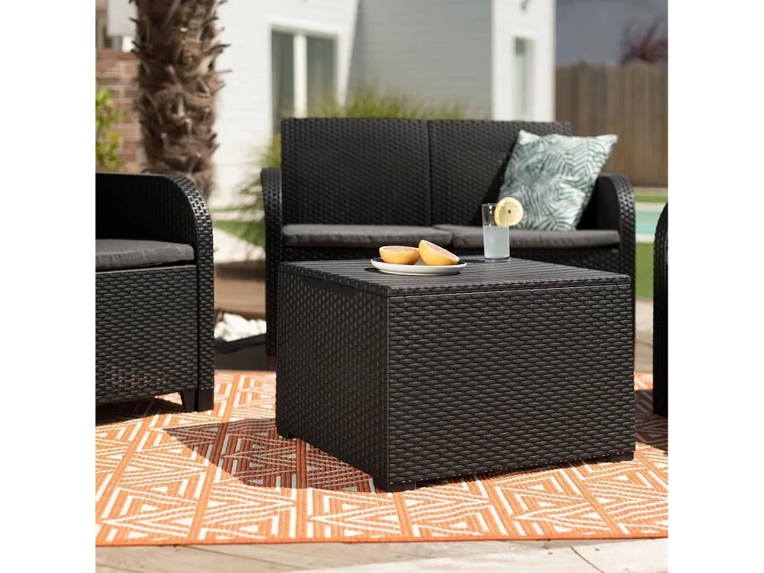 Salon de jardin  - en résine - Allibert by KETER