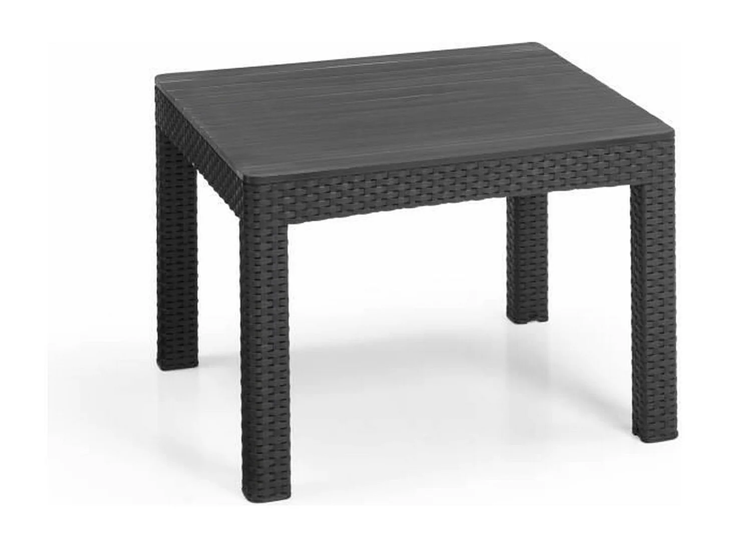 Salon de jardin - résine aspect rotin tressé- Allibert by KETER