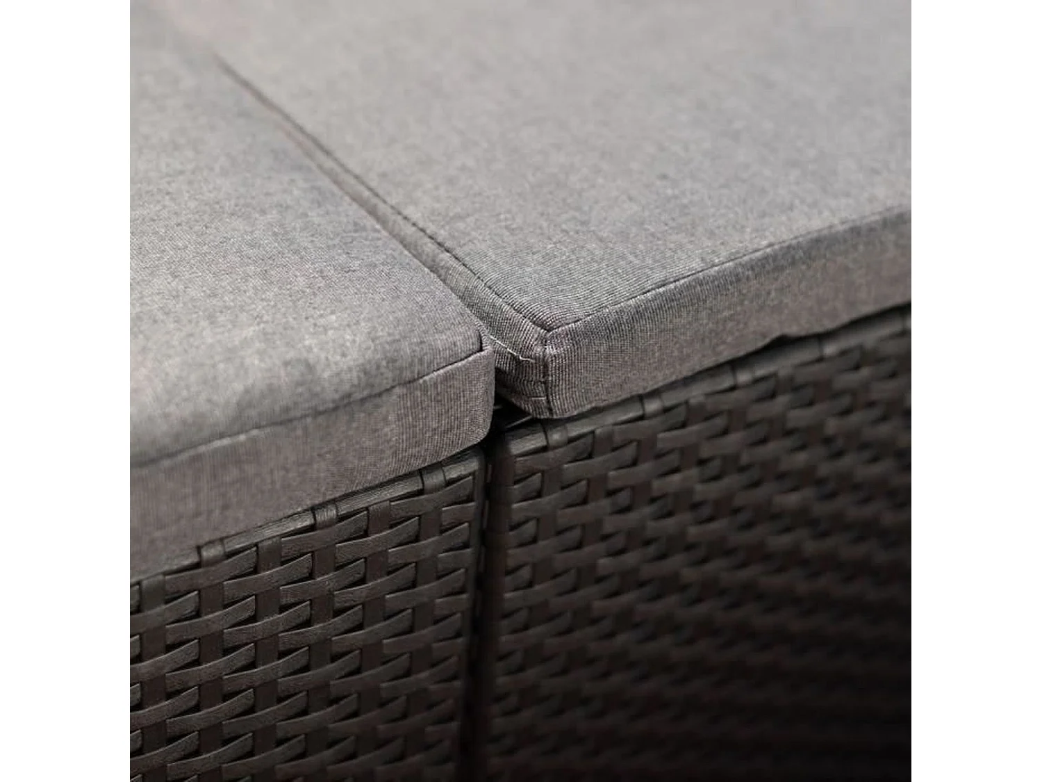 Salon de jardin - résine aspect rotin tressé- Allibert by KETER