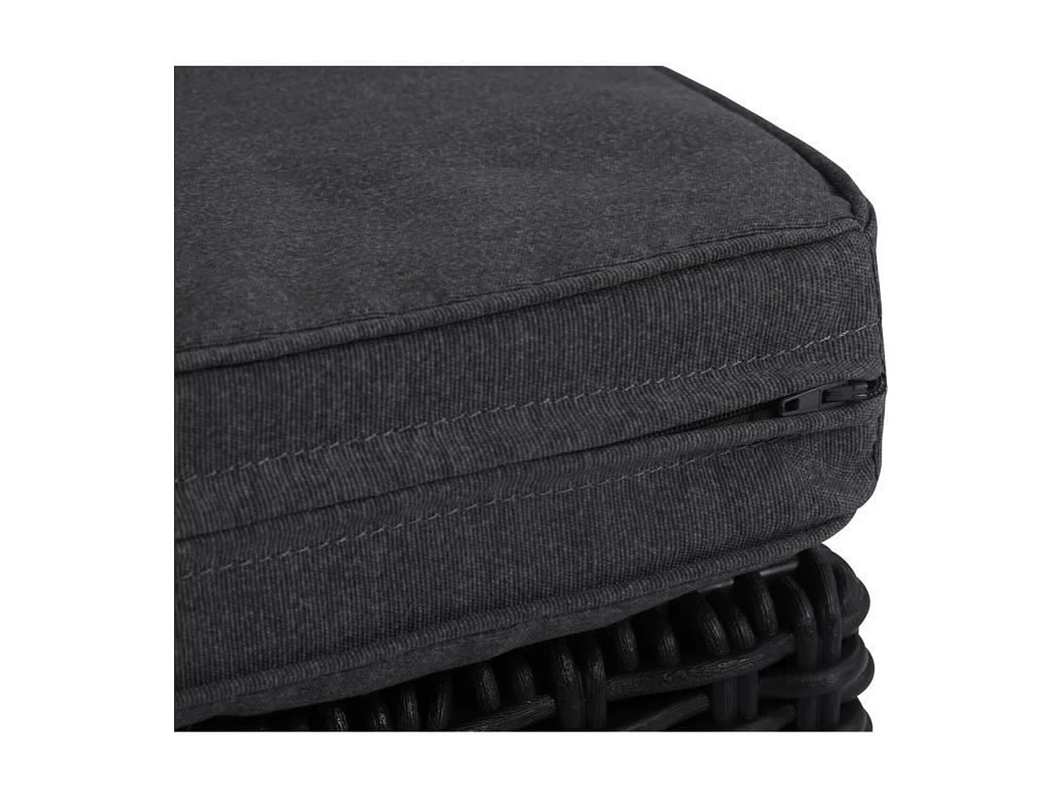 Salon de jardin - en résine imitation rotin tressé - Allibert by KETER