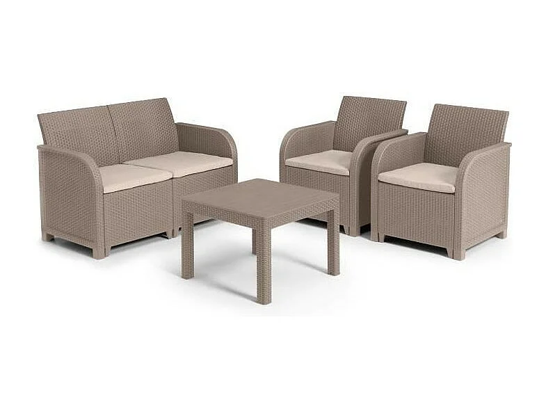 Salon de jardin - en résine - Allibert by KETER