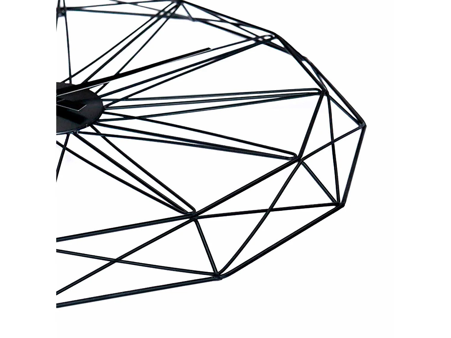 Reloj de Pared Moderno Negro Ø60cm O91