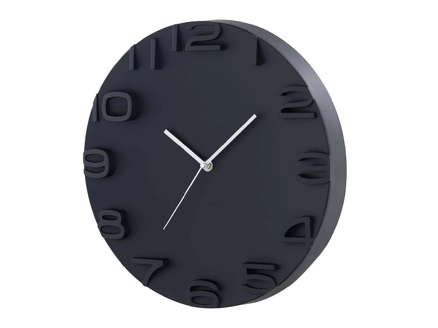 Orologio da parete moderno 3D nero Ø34,5 cm O91