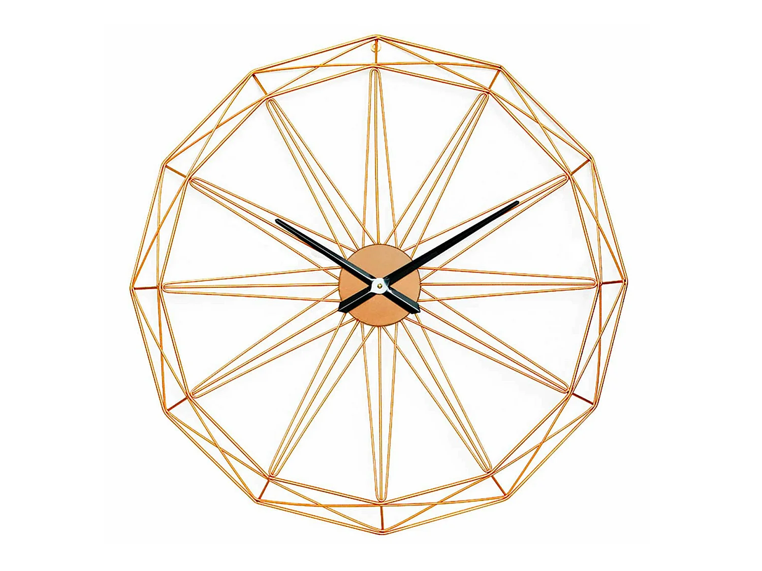 Reloj de Pared Moderno Dorado Ø80cm O91