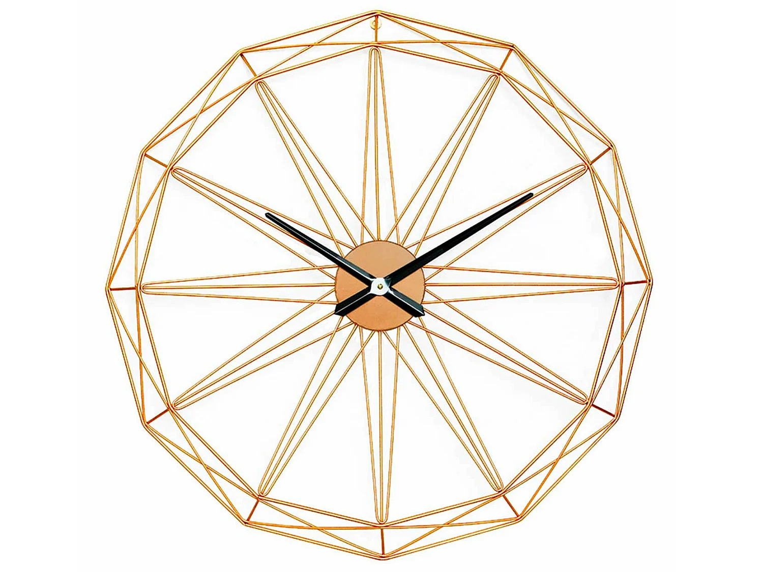 Reloj de Pared Moderno Dorado Ø80cm O91