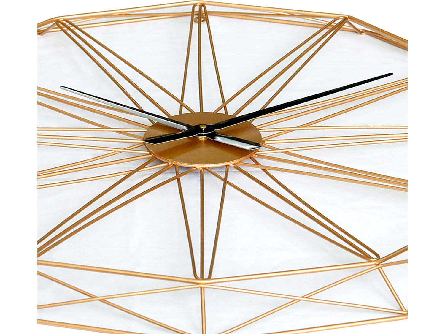 Reloj de Pared Moderno Dorado Ø80cm O91